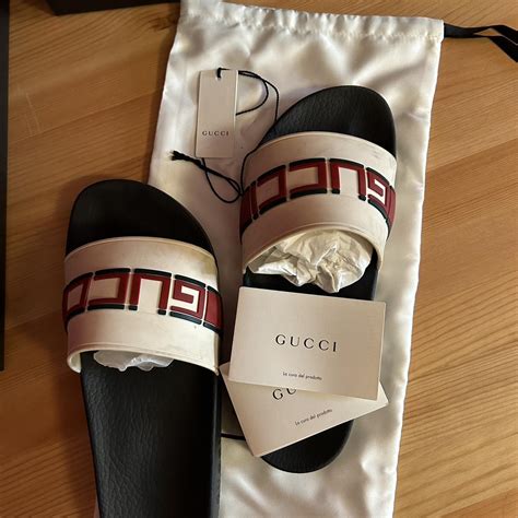 ciabatte gucci pelo replica|are Gucci shoes legit.